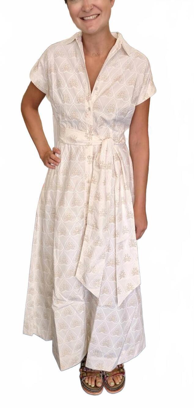 NEW FITZROY & WILLA savannah dress in gold hearts